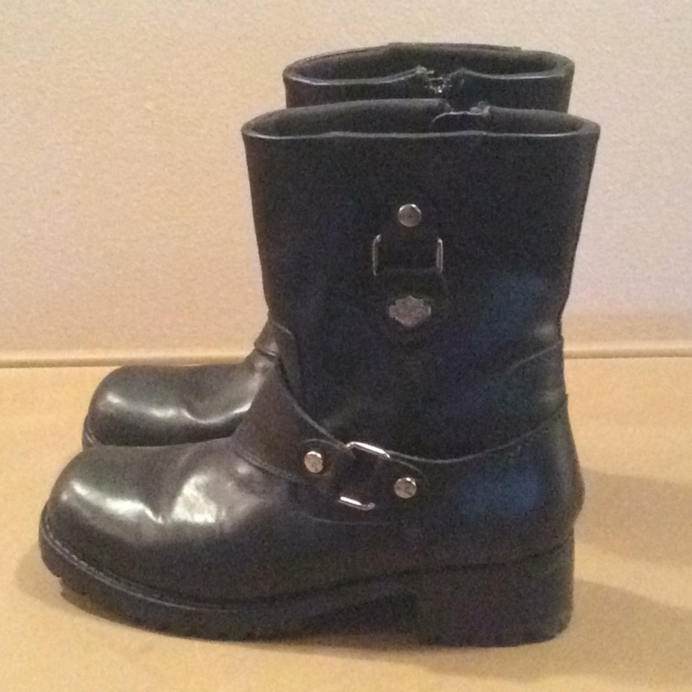 Women’s Harley Davidson Riding Boots  Sz9 Leather